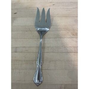 International Insico Victorian Charm Cold Meat Fork 8-1/4" Stainless